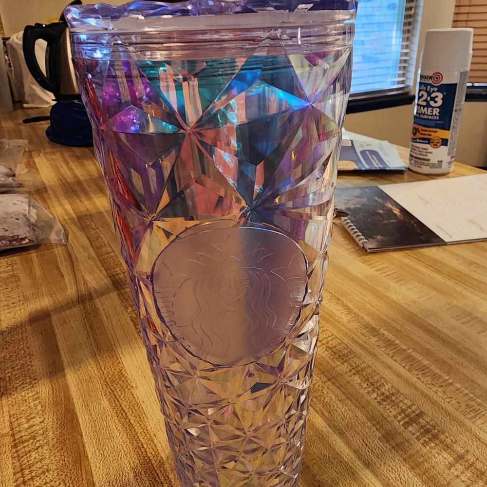Starbucks Iridescent Geometric Tumbler